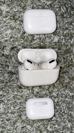 AirPods Pro 本体 充電ケース付き ホワイト Amazon | ワイヤレス充電ケース AirPods Pro 第1世代と第2世代