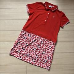 Munsingwear マンシングウェア　ワンピース　 L レッド　パラソル