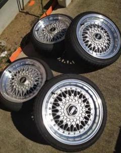 値下げ！　BBS風　15インチホイール　7j +38 ４本 Yahoo!オークション -「bbs 15インチ 7j」の落札相場・落札価格