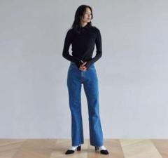 searoomlynn⭐︎新品未使用⭐︎slimストレッチフレアレギパン2024 M Brushed Slimストレッチフレアレギパン