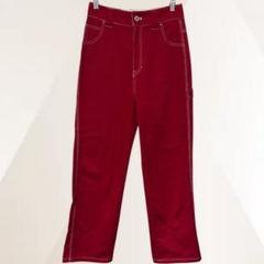 Dickies　ディッキーズ　ワークパンツ　レッド　レディース　サイズ26