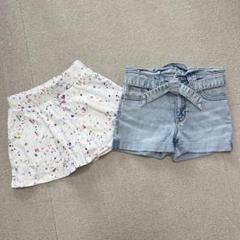 GAP KIDS インナー付きスカート デニムショートパンツ 120cm