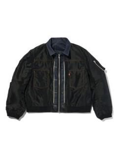 らっきーふう Levi's x sacai デニムMA-1 サイズ3 らっきーふう様専用 Levi's x sacai デニムMA-1 サイズ3 - メルカリ