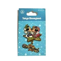 【未使用】東京ディズニーランド ピンバッジ クリスマスファンタジー 2010年