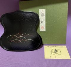 【未使用品】象彦　漆器 ５点 象彦 平安 蓋付 椀 5客 天然木 吸物椀 うるし 漆塗り 木箱付