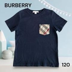 新品未使用タグ付き　バーバリーキッズ　Tシャツ　水色 新品未使用タグ付きバーバリーキッズTシャツ水色