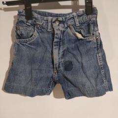50s 60s ビンテージデニムショートパンツ キッズ リーバイス 100サイズ