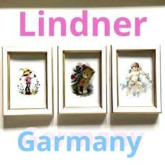 □Lindnerリンドナー□陶板画□木製額装□３枚セット□ □Lindner□陶板画□木製額装□3枚セット＊1枚2,950円もお受け