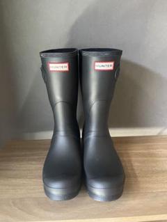 HUNTER ブラック 長靴 バックル付き