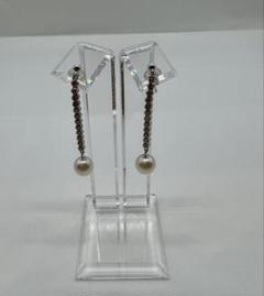 楽天 アコヤ真珠×ダイヤモンド 京セラ ピアス 検ミキモト PT900 アクセサリー
