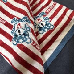未使用品 FUCK BEAR ヒスベアʕ•ᴥ•ʔシルク混ボーダー編込プルオーバー 未使用品 FUCK BEAR ヒスベアʕ•ᴥ•ʔシルク混ボーダー編込プル