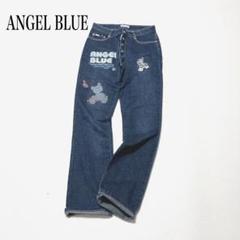ANGEL BLUE エンジェルブルー なかむらくんアップリケジーンズ LL