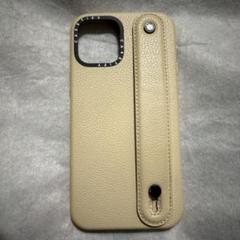 CASSETIFY ベージュ iPhone12用ケース ストラップ付き