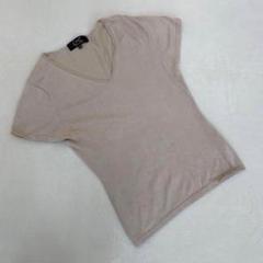 ⭐️クードシャンス⭐️Tシャツ Vネック ベージュ シンプル カットソー