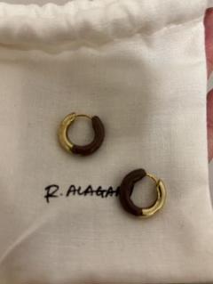R.ALAGAN ララガン　高山都さん愛用　著書掲載　フープピアス　美品 R.ALAGAN ララガン高山都さん愛用著書掲載フープピアス美品