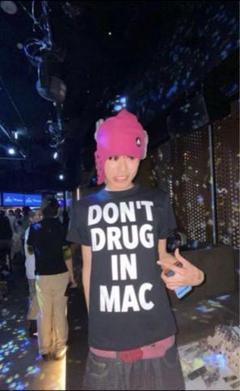 ddim DON'T DRUG IN MAC tシャツ　白 DDIM ddim DON´T DRUG IN MAC tシャツ 白