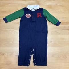 【春先にも◎】Ralph Lauren ロンパース 6M ネイビー グリーン