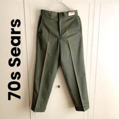 美品 70s シアーズ Sears ワークパンツ ブラック スラックス d9abf41e066aa50908b0f05bab0167