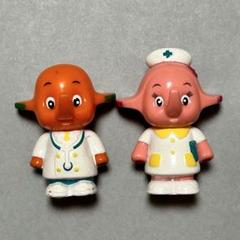 ドクターサトちゃん&ナースサトコちゃんコインバンク 非売品 ソフビ