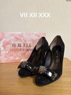 VII XII XXX SAINT TROPEZピンストライプパンプスルブタン ブランド,VII XII XXX／セブントゥエルブサーティー,SALE VII