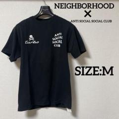 【NEIGHBORHOOD × ACCS】バックプリントTシャツ/M/ブラック