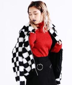 キャンディストリッパー☆ファードットジャケット☆未使用品 2025年最新】Candy Stripper レディース 毛皮・ファーコートの