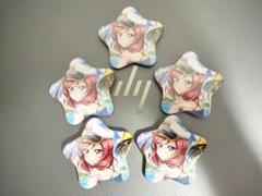 西木野真姫 缶バッジ 5個セット 西木野真姫 星型缶バッジ アトレ秋葉原 5個セット HEART to