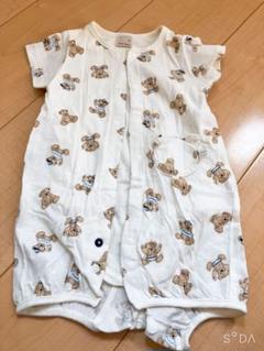 petit main クマ柄ロンパース 70-80cm