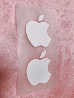 Appleシール ステッカー 白 iPhone