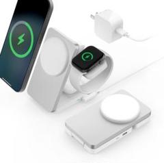 ワイヤレス充電器 ♡折り畳み式 iPhone AirPods 対応 コンパクト