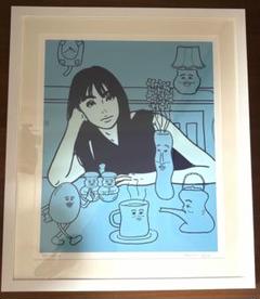 新品未開封 KYNE NONCHELEEE Untitled 2023 Blue KYNE 版画 NONCHELEEE Untitled 2023 Blue - メルカリ