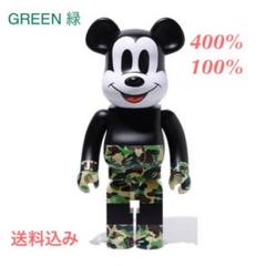 BE@BRICK BAPE MICKEY MOUSE 400% 100%