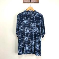 アメリカ古着 Puritan ピューリタン　アロハシャツ 総柄 レーヨン