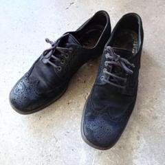 PRADA プラダ　スウェード　ウイングチップシューズ　9インチ
