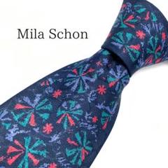 新品 mila schon ミラショーン ネクタイ シルク100% スーツ