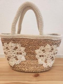 かごバッグ 刺繍