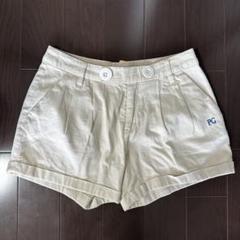 新品【パーリーゲイツ】ティー2本付ストレッチショートパンツ白 1(w74-78) パーリーゲイツ》新品 ティー付き ストレッチショートパンツ 1