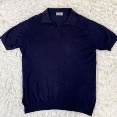 JOHN SMEDLEY シーアイランドコットン 半袖　スキッパー　ポロ　L