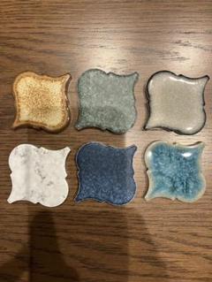 名古屋モザイク コラベルタイル 6色3枚 計18枚セット