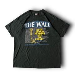 USA製90年代フルーツオブザルームTHE WALL希少ロゴTシャツ黒Tシングル