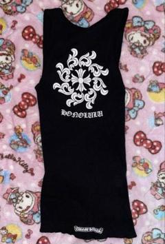 CHROME HEARTS ピンク タンクトップ(新品)(レアアイテム) CHROME HEARTS クロムハーツ タンクトップ サイズ:S バック
