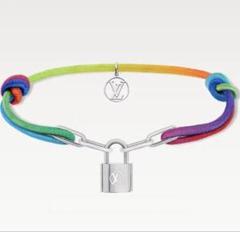 極美品 現行品7万 ルイヴィトン シルバー・ロックイット レインボーブレスレット 極美品 現行品7万 ルイヴィトン シルバー・ロックイット