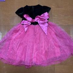 フォーマルドレス ピンクと黒