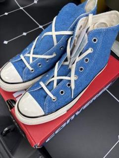コンバース オールスター HI スウェード ブルー 27cm 新品