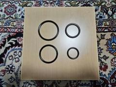 丸カン マルカン ブラックニッケル 黒 86個セット 30〜60mm 手芸 金具