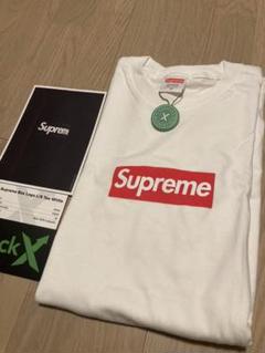 新品Mサイズ Supreme Box Logo L/S Tee White