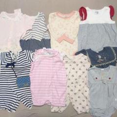 70~80サイズ　女の子ロンパース　まとめ売り