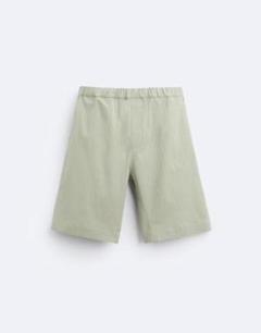 ZARA ライトグリーン ハーフパンツ ルーズフィットのサムネイル