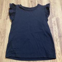 gita 130 トップス　Tシャツ　フリル　黒