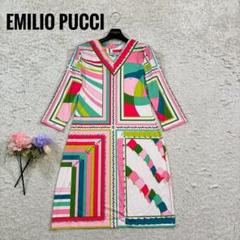 【美品】【今すぐ着られる】エミリオプッチ　ワンピース　ピンク　ノースリーブ　人気 美品】【今すぐ着られる】エミリオプッチワンピースピンク